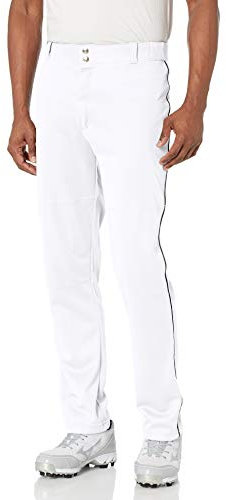 Wilson Klassische Baseball-Hose für Herren, mit Paspelierung, Herren, weiß/schwarz, XX-Large