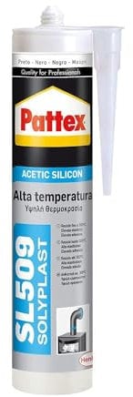Pattex 1533675 - Silicona A.Temp.Sl509 1533675 300Ml Negr