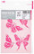 Efco Schablone mit Schmetterlings-Motiv, 4 Designs, aus Kunststoff, transparent, DIN A5