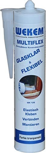 Wekem WK-126-300 Multiflex clear Konstruktionskleber Transparent