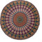 Popular Handicrafts Beliebter runder Wandteppich, indisches Mandala, Strandtuch, Wandteppich, Hippie, Boho, Baumwolle, Tischdecke, rund, Yoga, Picknickdecke