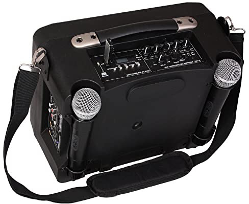 Ibiza Sound PORT85VHF-BT - Megafonía portátil, color negro