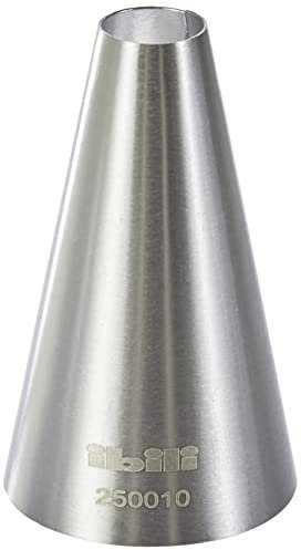 IBILI BOQUILLA Redonda, Acciaio Inossidabile, Argento, 10 MM H 50 MM