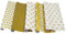 HRB Geschenkpapier Weihnachten - 5 Rollen à 2,00 x 0,70m, Verschiedene Motive - Weihnachtspapier jede Rolle foliert, Weihnachtsgeschenkpapier Ideal für Festliche Anlässe (Weiß/Gold)