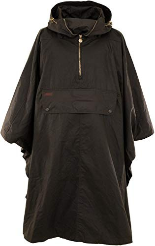 Outback Trading Unisex 2101 Waterproof Breathable Packable Cotton Oilskin Poncho - One Size