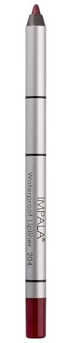 IMPALA | Wasserdichter Cremelippenstift in Dunklem Magenta 204 | Dauerhafter Lippenkonturenstift | Wasserdichter Lippenstift | Lang anhaltender Lippenkonturenstift | Volumeneffekt