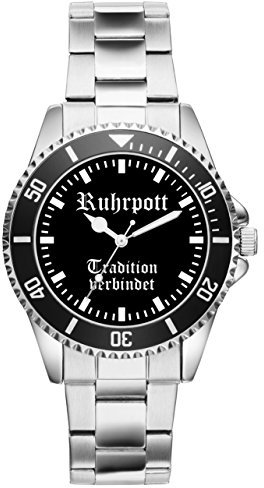KIESENBERG Ruhrpott Geschenk Artikel Idee Fan Uhr 2049