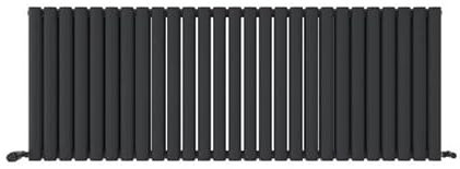 iBathUK Strata Horizontal Column Radiator, Double Panel Radiators, 600x1620mm Slim Radiator, Wall Mounted for Bathroom,Kitchen,Living Room - Anthracite