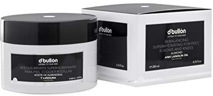 D'Bullón Profesional Crème spéciale pour les pieds, les coudes et les genoux, rééquilibrante et super hydratante à l'huile d'amandes - 200 ml