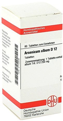DHU Arsenicum album D12 Tabletten, 80 St. Tabletten