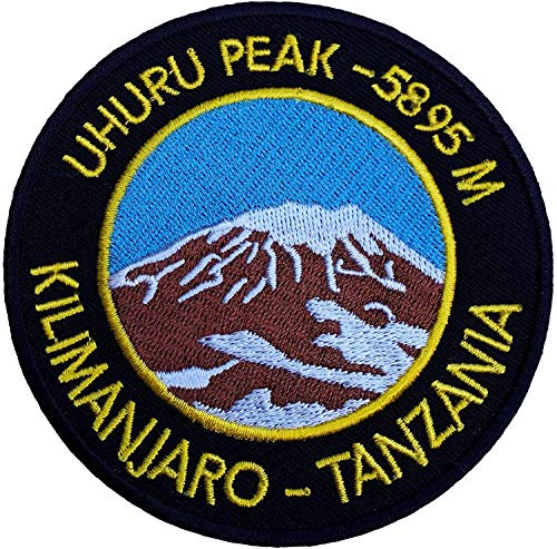 Kilimanjaro Eisen auf Patch/8,9 cm bestickt Uhuru Peak Tansania Trekking Badge