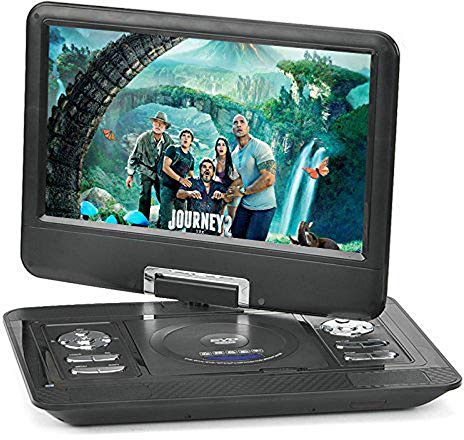 BW 13.3 Inch Screen Portable Multimedia DVD Player - Copy Function, Game Function, TV Antenna, 270 Degree Swivel Screen