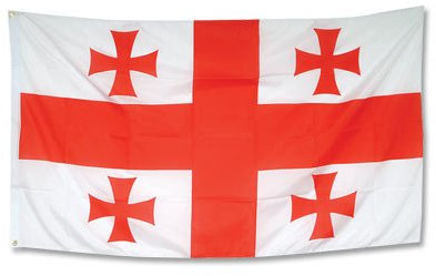 Fahne Flaggen GEORGIEN 150x90cm