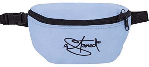 2Stoned Hüfttasche Bauchtasche mit Stick Classic Logo in Hellblau für Erwachsene und Kinder