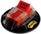 Post-it Index 680-SHVR200 25mm x 43.2mm Sign Here Flags Value Pack in Desk Grip Dispenser (200 Sheets)