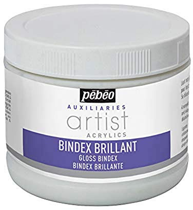 Pebeo Bindex Liant Brillant, Transparent, 500 ML, Nacre