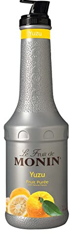 MONIN Le Fruit Yuzu - Préparation à base de fruits - Pour Cocktail, Culinaire et Smoothie - 1L