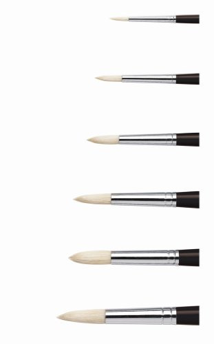 Winsor & Newton AZANTA Black Brush Round LH NO 6