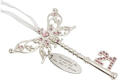 CELEBRATION BUTTERFLY 21ST KEY
