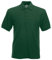 Fruit of the Loom Mens 65/35 Heavyweight Pique Short Sleeve Polo Shirt (L) (Bottle Green)
