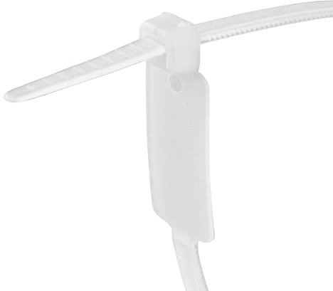 REV Kabelbinder, wieder verschliessbar 125 x 8mm, 25 Stück, weiss