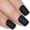 Art bling faux ongles manucure française noir mat Medium Conseils UK