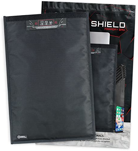 Mission Darkness Non-Window Faraday Bag for Laptops // Device Shielding for Law Enforcement, Military, Executive Privacy, EMP Protection, Travel & Data Security, Anti-hacking & Anti-tracking Assurance