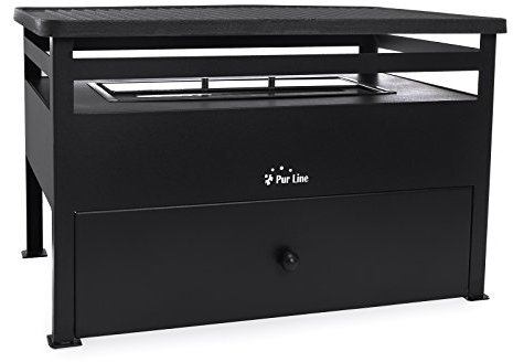 Barbacoa de Biocombustible con Plancha de Hierro Fundido BB02 Purline