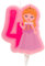 Dekora 345264 - Geburtstag Deko Kerze Prinzessin - Nummer 4