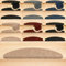 Kettelservice-Metzker Stufenmatten Treppenmatten Ramon Halbrund - 15 STK. Beige - ohne Kunststoffwinkel