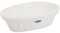 Westmark Mehrzweck-Korb, Geeignet für Hotel und Gastronomie, Oval, ca. 23,5 x 16 x 6,5 cm, Synthetik Faser, Saleen Edition: Coolorista, Weiß, 02087310101