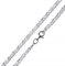 Materia S-Panzerkette Silber 925 diamantiert - 3mm Halskette 60 cm Damen Herren K45-60