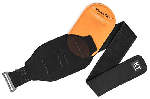 KT TAPE KT Recovery+ Ice/Heat Compression Therapy System with Adjustable Wrap, Black