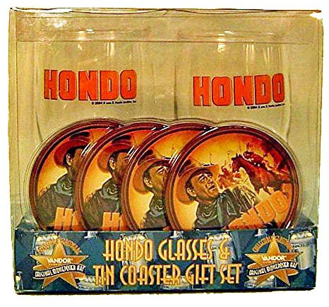 Hondo (Brille und Zinn Untersetzer Geschenk-Set