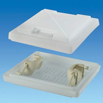 MPK Rooflight dome with handles 400mm x 400mm WHITE