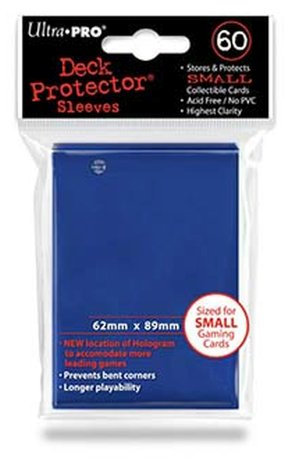 Trading Card Sleeves 60 Ultra Pro Blue Deck Protectors YuGiOh Sized