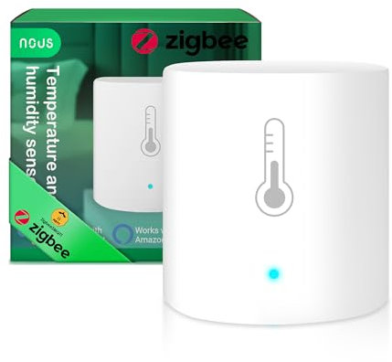 NOUS E5 Temperatur Sensor, Hygrometer Smart Thermometer, ZigBee Thermometer App, ZigBee2MQTT, Home Assistant