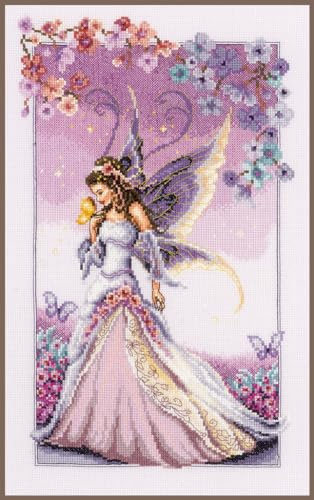 Vervaco Purple Fairy Counted Cross Stitch Kit, Multi-Colour