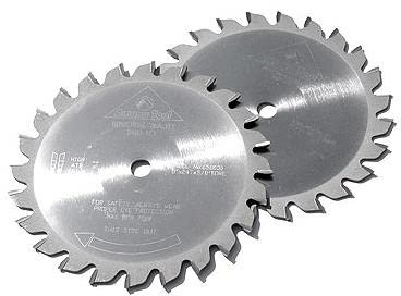 Amana Tool - 651010 Carbide Tipped L/H Outside Dado Blade 10 Dia x 24T 5/8 Bore