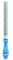 PFERD Werkstattfeile Halbrund, 250mm, halbrunde Feile, Kreuzhieb H1 auf zwei Seiten, inkl. Ergonomie-Feilenheft, 11213256 – für die grobe Zerspanung und zum Schruppen geeignet