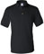 GILDAN Adult DryBlend Jersey Short Sleeve Polo Shirt (2XL) (Black)
