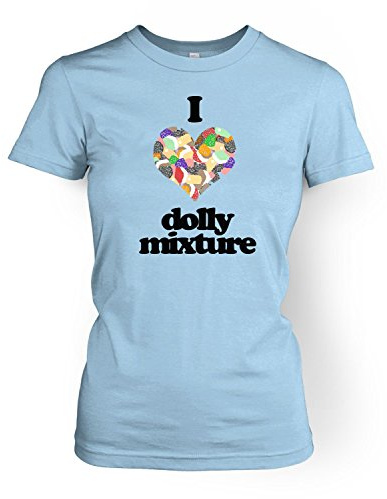 I Heart Dolly Mixture T-shirt pour femme - Bleu - Medium