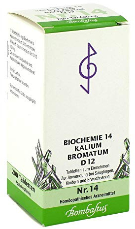 Biochemie 14 Kalium Bromatum D 12 Tabletten