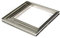 Gobel 865560 Flan à tarte Carré Inox Bords roulés 24 cm