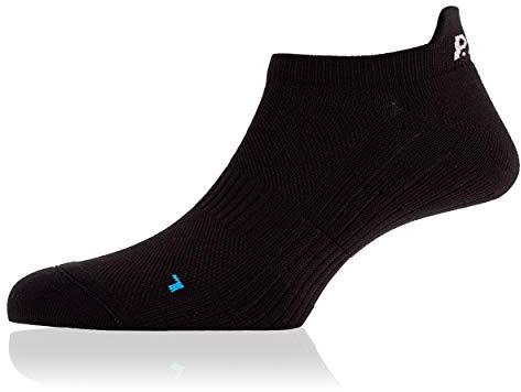 P.A.C. Footie+ atmungsaktive Unisex Funktionssocken, No Show Socks, Laufsocken, Invisible Sneaker Socken