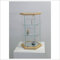 VM ART DESIGN GLASS klein hexagonal vitrine VM113T (hellem Eichenholz Holz)