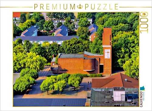 CALVENDO Puzzle Nathan-Söderblom-Kirche Reinbek | 1000 Teile Lege-Größe 64 x 48 cm Foto-Puzzle für glückliche Stunden