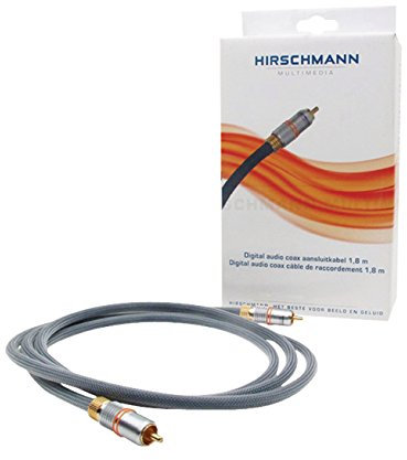 Hirschmann 695020344 Kabel Audio schwarz