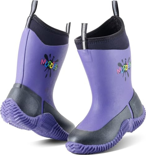 Grubs Muddies Icicle Unisex Kids Warm Neoprene Wellies Boots