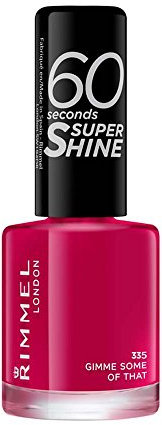 Rimmel London London Super Shine 60'' Smalto, 335 Gimme Some Of That (Magenta), 8 ml (Confezione da 1)